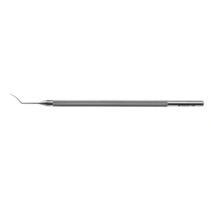 Lewicky lens manipulating hook 4 1/2" vaulted shaft 9.0mm from bend to tip 0.15mm tip round handle – surgivalley (005040039)