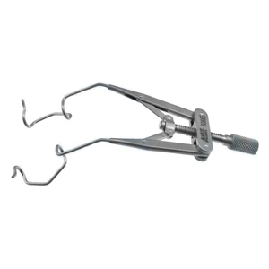 Machat LASIK lid speculum 3 1/8" adult size 14.5mm open V-wire blades, nasal approach, adjustable thumb-screw tension – surgivalley (010040135)