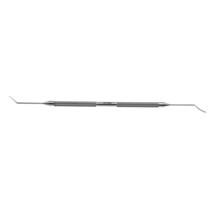MacRae LASIK flap flipper 5 1/4" double-ended, V-shaped end with sharp inner edge for dissection 10.0mm spatula end round handle – surgivalley (999060089)