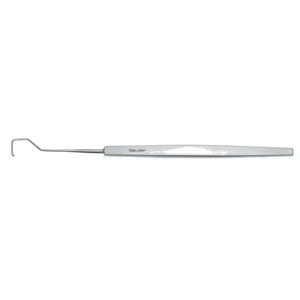 Malbran strabismus hook 5 1/2" 9.5mm serrated hook flat handle – surgivalley (005212677)