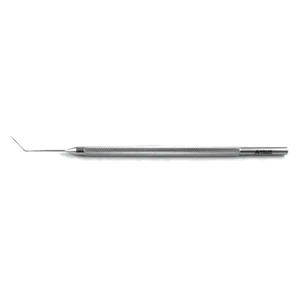 McCapherty pusher 4 3/4" angled shaft 9.0mm from bend to tip, dual twisted fork prongs round handle – surgivalley (999040514)