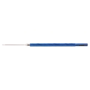 Membrane peeler 20 gauge shaft blunt tip with peeling edge for locating and stripping membranes from the retinal surface stainless steel tip titanium round handle – surgivalley (999040257)
