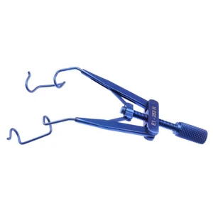 Ong glaucoma lid speculum 12.5mm blades for use in the right eye, nasal approach, adjustable thumb-screw tension titanium – surgivalley (010040142)