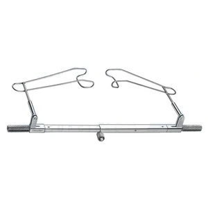 Schott glaucoma lid speculum, infant size 12.0mm closed wire blades, nasal approach, rotatable adjustment for control of blade elevation – surgivalley (010040153)