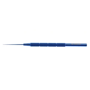 Sinskey iris and IOL hook 4 3/4" straight shaft angled 0.2mm diameter tip round titanium handle – surgivalley (002040217)