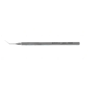 Sinskey lens manipulating hook 4 3/8" angled shaft 10.0mm from bend to tip 0.25mm diameter blunt tip flat handle – surgivalley (005040016)