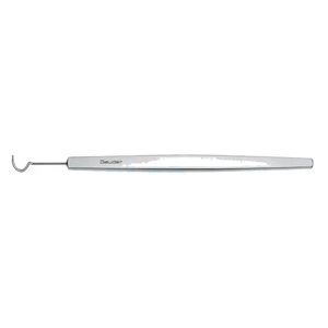 Stromal channel probe, bent to the left flat handle – surgivalley (009040029)