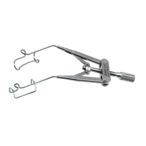Tanna-Lieberman lid speculum 3 1/8" adult size 15.0mm closed wire blades with suture ancor posts, nasal approach, adjustable thumb-screw tension – surgivalley (010040129)