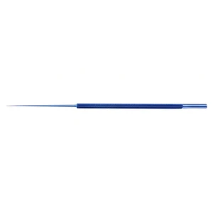 Weiss retinal pick 6" 32 gauge straight shaft 120º angled 1.0mm long tip round handle titanium – surgivalley (999040489)