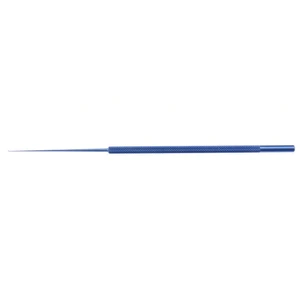 Weiss retinal pick 6" 32 gauge straight shaft 90º angled 1.0mm long tip round handle titanium – surgivalley (999040480)
