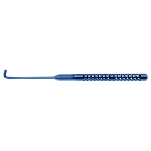 Wright grooved hook 5 1/2" 11.5mm long angled right tip with groove round handle titanium – surgivalley (005212304)