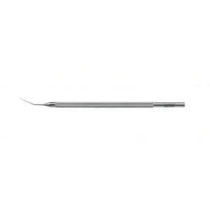 Z-hook manipulator 4 5/8" angled shaft 12.0mm from bend to tip 0.15mm diameter tip round handle – surgivalley (005040046)