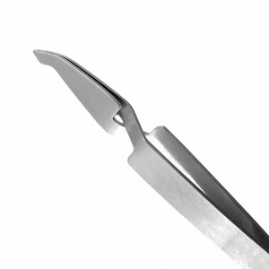 Pinça Curva para Segurar Brackets em Procedimentos Dentários em Cavidades Orais Pequenas – surgivalley (044010019)