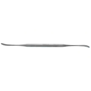 Allerdyce elevator/dissector 7 1/2" double-ended curved 8.0mm wide sharp and semi-sharp blades square handle – surgivalley (007020047)