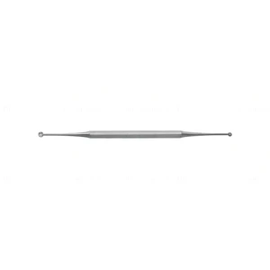 Curette excavator 5 1/2" double-ended 3.0mm and 4.0mm cups with hole hexagonal handle – surgivalley (008020060)