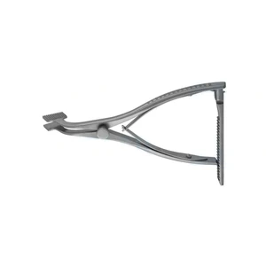 Lombardi 股骨胫骨牵开器 6 1/2" 中号 21.0mm x 13.0mm 外侧交叉锯齿叶片 挤压手柄带棘轮 – surgivalley (002020011)