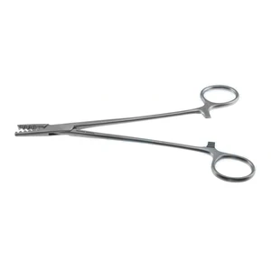 Martin cartilage clamp forceps 7 1/4" straight, toothed jaws ring handle – surgivalley (027020005)