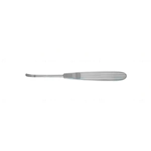 Muehling raspatory 6 3/4" curved 4.0mm wide sharp blade flat handle – surgivalley (999020366)