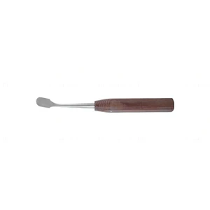 Periosteal elevator 7 1/4" angled sharp 14.0mm wide blade round edge, phenolic handle – surgivalley (007210560)