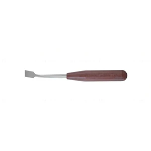 Periosteal elevator 7 1/4" angled sharp 14.0mm wide blade straight edge, phenolic handle – surgivalley (007210575)