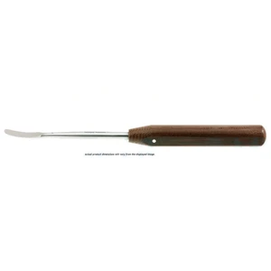 Periosteal elevator 7 1/4" curved sharp 14.0mm wide blade round edge, phenolic handle – surgivalley (007210556)