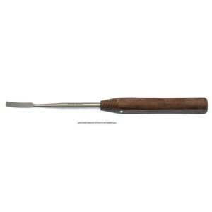 Periosteal elevator 7 1/4" curved sharp 3.0mm wide blade straight edge, phenolic handle – surgivalley (007210534)