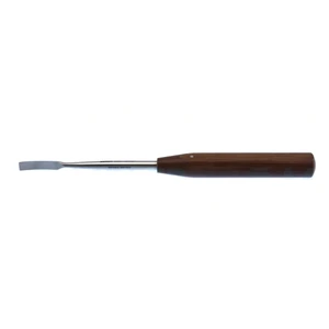 Periosteal elevator 7 1/4" curved sharp 6.0mm wide blade straight edge, phenolic handle – surgivalley (007210533)