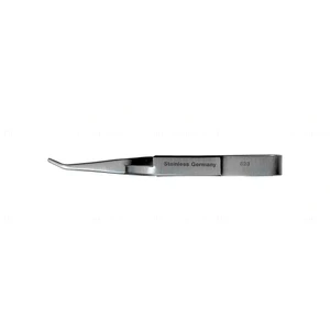 Schraubenhaltepinzette 3 1/2" abgewinkelt, 1.2mm Außendurchmesser des Schraubenschafts, flacher Quetschgriff – surgivalley (001213097)