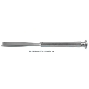 Stille-Type osteotome 6 1/4" straight 10.0mm wide hexagonal handle – surgivalley (011020071)