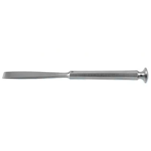Stille-Type osteotome 6 1/4" straight 12.0mm wide hexagonal handle – surgivalley (011020070)