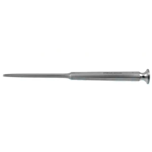 Stille-Type osteotome 6 1/4" straight 4.0mm wide hexagonal handle – surgivalley (011020073)