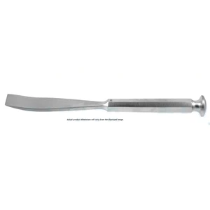 Stille-Type osteotome 8" curved 22.0mm wide hexagonal handle – surgivalley (011020078)