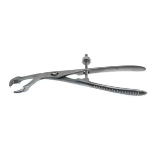 Verbrugge Knochenhaltezange 9 1/2" abgewinkelt, 10.5mm breite Backen mit Schnellverschluss – surgivalley (001212219)
