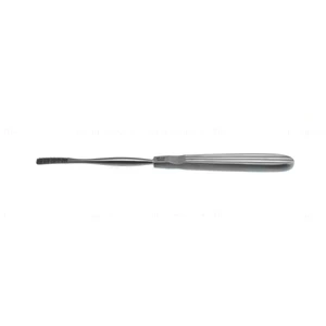 Barsky-Glabellar nasal rasp 7" curved, backward cutting 6.5mm wide flat handle – surgivalley (013030031)