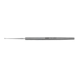 Cureta de chalazión Meyerhoeffer 4 7/8" recta tamaño #2/0 copa de 1.0mm mango plano – surgivalley (008211192)