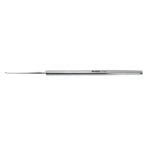 Cureta de chalazión Meyerhoeffer 4 7/8" recta tamaño #3/0 copa de 0.5mm mango plano – surgivalley (008211191)