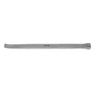Mini osteotome 5" curved 8.0mm wide flat handle – surgivalley (012030044)
