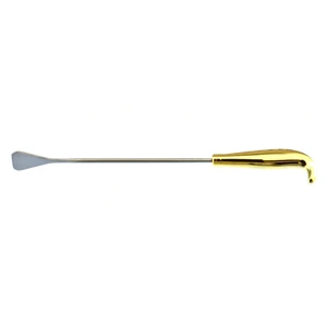 Disector mamario Tebbetts-style 13" vástago maleable, punta espatulada longitud de trabajo 220mm mango de agarre dorado – surgivalley (017210169)