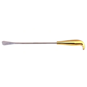 Disector mamario Tebbetts-style 13" espátula con forma de pala longitud de trabajo 216mm mango de agarre dorado – surgivalley (017210170)