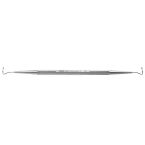 Worst double-ended lacrimal pigtail probe 5 5/8" 8.0mm curved blunt probes with suture eye holes round handle – surgivalley (002040276)
