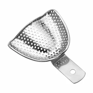 Moldeira de Impressão X-Grande 1, Dentadura Total Superior, Perfurada – surgivalley (090010047)