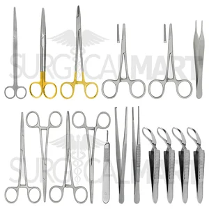Veterinary Small Animal General Surgery "&" Spay Instrument Kit (17 Pieces) Set (090211041)