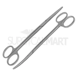 Metzenbaum Surgical "&" Veterinary Scissors Set of 2 (7) Straight "&" Curved Set (090211084)