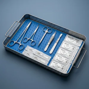 15 Pcs Practice Suture Training Kit for Medical Veterinary (090212008)