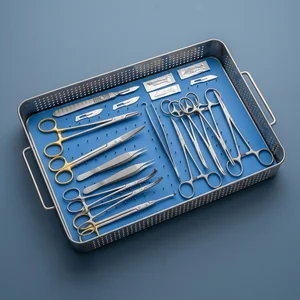 19 Pcs Veterinary General Surgery Economy Kit with Scalpel Blades (090212033)