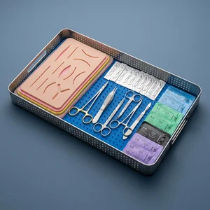 32 Pcs Suture Practice Kit with Pad for Medical Veterinary Students (090212119)