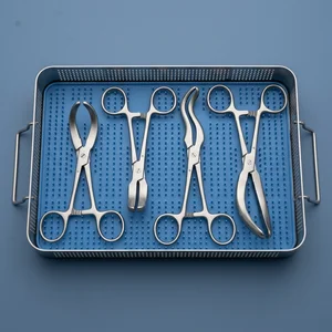 4 Pcs Dog Ear Cropping Clamps Set C, I, S, L Type with Teeth (090212136)