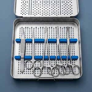 5 Pcs Veterinary Basic Diagnostic Kit Suture Surgery Dental Nurse Student (090212225)