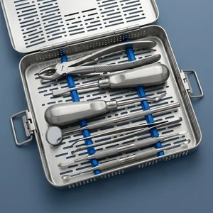 8 Pcs Basic Dental Surgery Extraction Forceps Elevator Kit (090212295)
