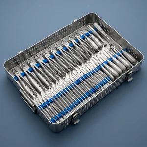 85 Pcs Oral Dental Surgery Extracting Elevators Forceps Instrument Set (090212317)